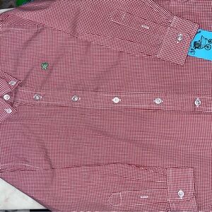 Boys J. Bailey Red Roscoe Shirt button down